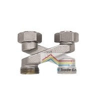 HERZ križovacia armatúra tvaru X G3/4"nastav.rozstup 40-55mm