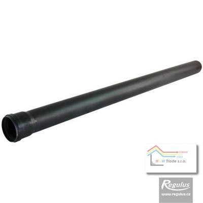PP predlženie D60, L=1000,čierne,anti UV