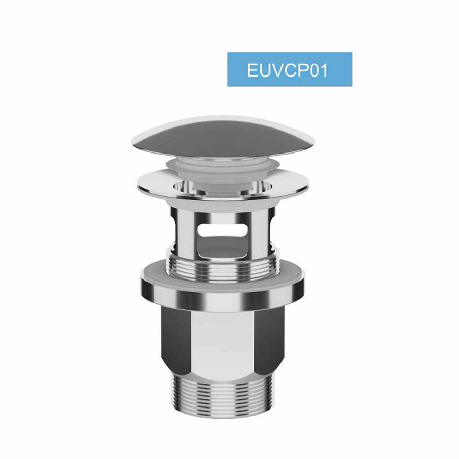 Umyvadlový ventil plast výtokový CLIK-CLAK 5/4" chróm
