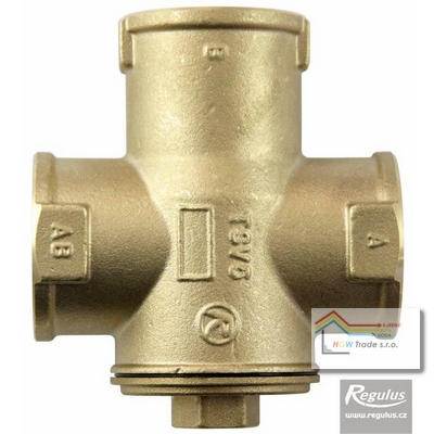 Vent.termost.5/4" TSV5B,DN32,60°/reg.tepl.spiat./s autom.vyvažov.by-passu