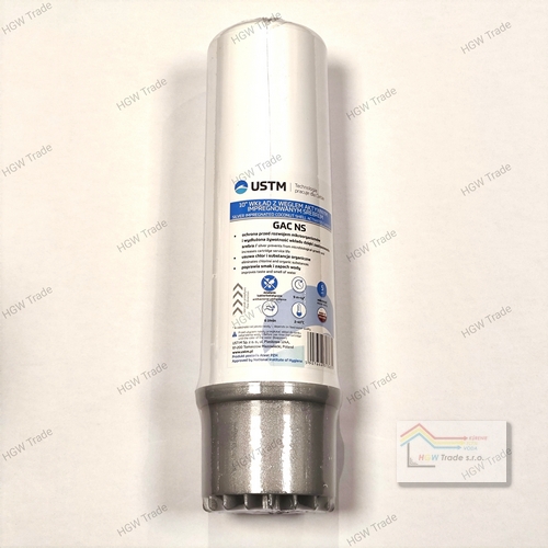 Vložka do filtra strieborná 10" GAC-NS aktívne uhlie+striebro SILVER  - orig.