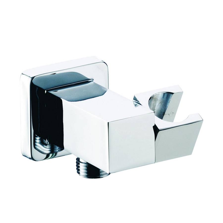 Stenový vývod s držiakom sprchy 1/2" QUATRO chróm