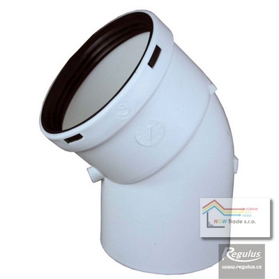PP koleno D80,45°