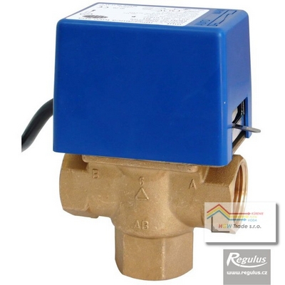 Zónový ventil trojcestný 1",SF25-M1 vnut.závit,s mikrospínačom