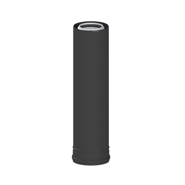 PP/AL predĺženie exter.D125/80,L1000,čierne