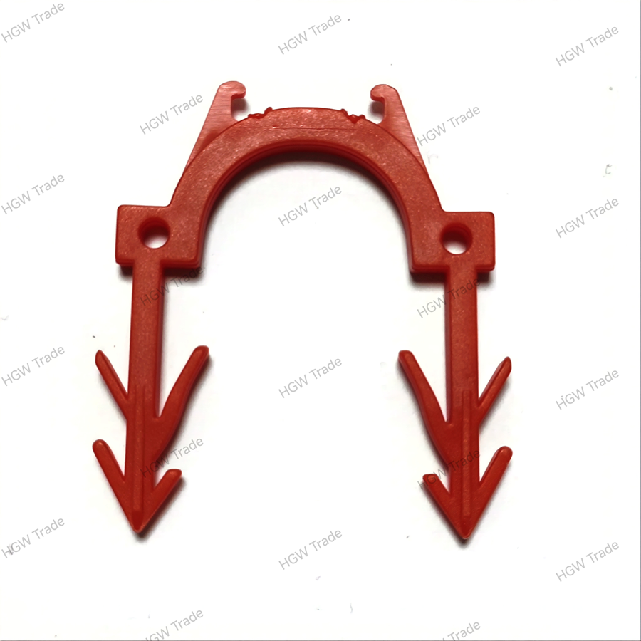 Príchytka podlahová napichovacia červená W983 pre tacker W863,l=45mm