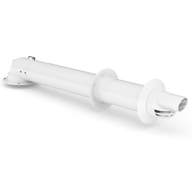 Zostava vodorov.odťah spalín S1KP 60/100, 0,75m s kolenom