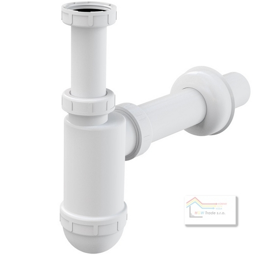 Sifon umyvadlový s prevl. maticou 5/4" pod aut.zátku