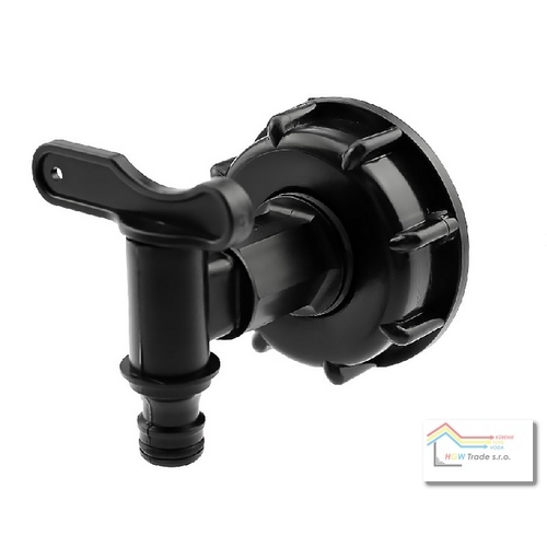 Adaptér S60x6 na IBC nádrž 2" na 3/4" ventil s konc.na rýchlospojku