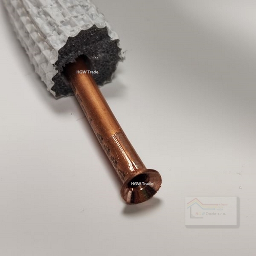 Meď.rúrka D10x0,8mm mäkká v kotúči a v izolácii