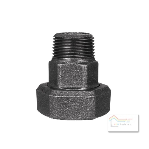 Polšrobenie k plynomeru 5/4"x1"M čierne