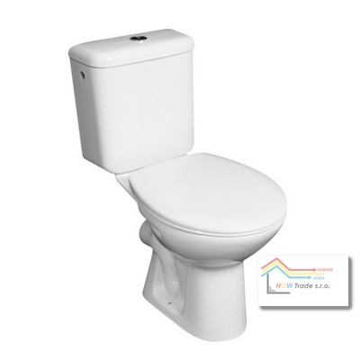 WC misa ZETA stoj., zadný odpad