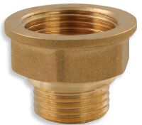 Predlženie redukované mosadz 6/4"x1"
