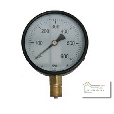Manometer 106S  D100 rozsah 0-1,6MPa M20x1,5