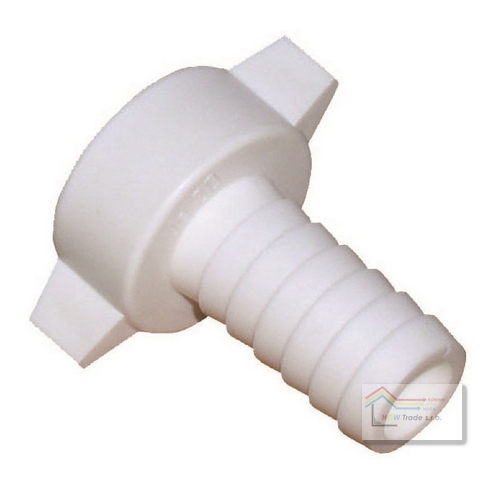 Hadicová koncovka plast (matica 3/4"-hrdlo D13mm-1/2")