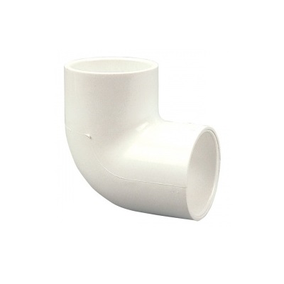 Koleno biele NIBCO PVC 27 stud.voda